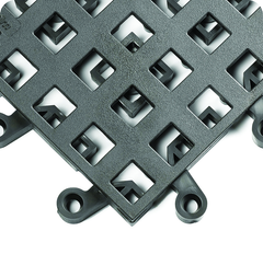 ErgoDeck General PupposeÂ Open Egronomic TilesÂ 18" x 18" x 7/8" Thick (Charcoal) - Benchmark Tooling