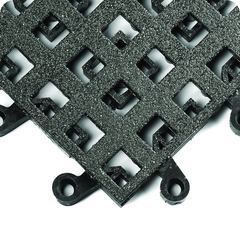 ErgoDeck General PupposeÂ Open w/ GritShieldÂ Egronomic TilesÂ 18" x 18" x 7/8" Thick (Charcoal) - Benchmark Tooling