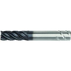 3/16x3/16x3/4x2-1/2 .015R 5FL Carbide End Mill-Round Shank-AlTiN - Benchmark Tooling