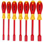 Insulated Nut Driver Inch Set Includes: 3/16" - 1/2". 7 Pieces - Benchmark Tooling