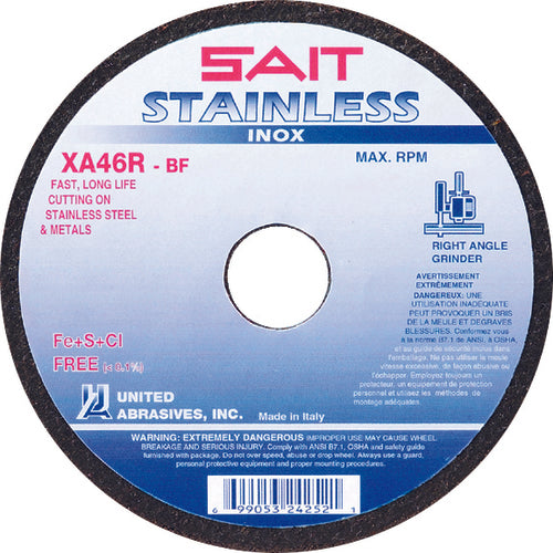 5″X1/16″X7/8″ SAIT A46R CUT-OFF WHL - Benchmark Tooling