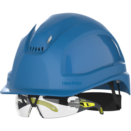 XP250IES - Blue - Vented - Short Brim