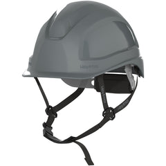 XP450AE - Grey - Non-Vented - Short Brim - with 4-Pt Chin Strap