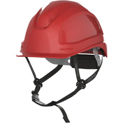 XP450AE - Red - Non-Vented - Short Brim - with 4-Pt Chin Strap