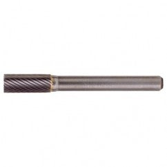 SB-43 Standard Cut Solid Carbide Bur-Cylindrical with End Cut - Benchmark Tooling