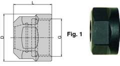 ER25-IC Top Clamping Nut - Benchmark Tooling