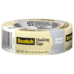 ‎Scotch Contractor Grade Masking Tape 2020-36AP 1.41″ × 60.1 yd (36mm × 55m) - Benchmark Tooling