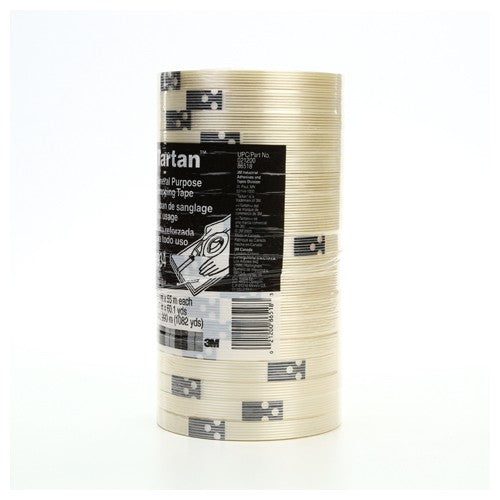 Tartan Filament Tape 8934 Clear 12 mm × 55 m 4 mil - Benchmark Tooling