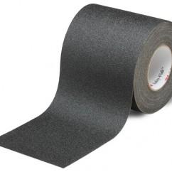 List 610 6" x 60' Slip-Resistant Tape - Black - Benchmark Tooling