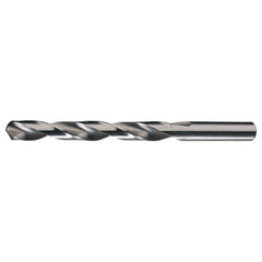 19/64 RHS / RHC HSS 118 Degree Radial Point Slow Spiral Jobber Drill - Bright - Exact Industrial Supply