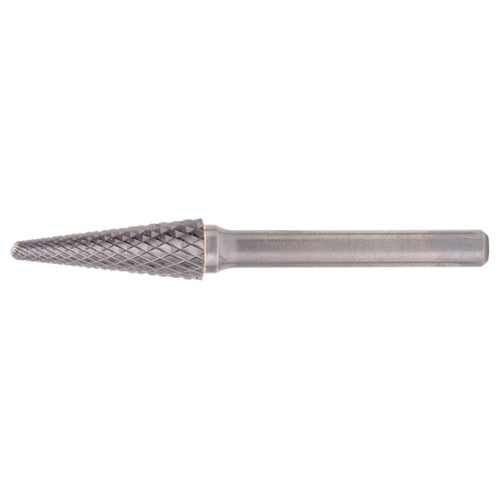 SL-6 Double Cut Solid Carbide Bur-Cone Radius Shape - Exact Industrial Supply