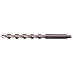 #47 RHS / RHC HSS 118 Degree Notched Point HSS Parabolic Taper Length Drill - Bright - Benchmark Tooling