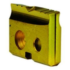 5/8" Dia - Series 0 - 1/8" Thickness - CO - TiN Coated - T-A Drill Insert - Benchmark Tooling