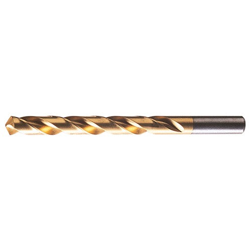 2.50mm RHS / RHC HSS 118 Degree Radial Point General Purpose Jobber Length Drill - TiN - Exact Industrial Supply