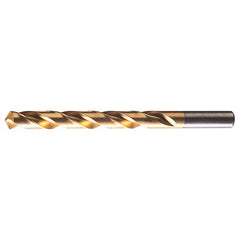 7.20mm RHS / RHC HSS 118 Degree Radial Point General Purpose Jobber Length Drill - TiN - Exact Industrial Supply