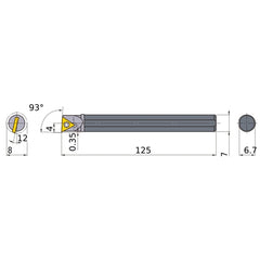 C07KSTUCR06 BORING BAR