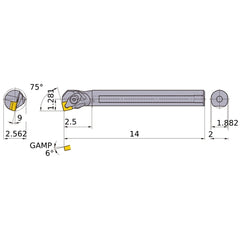 S-DSKNL-324-C BORING BAR