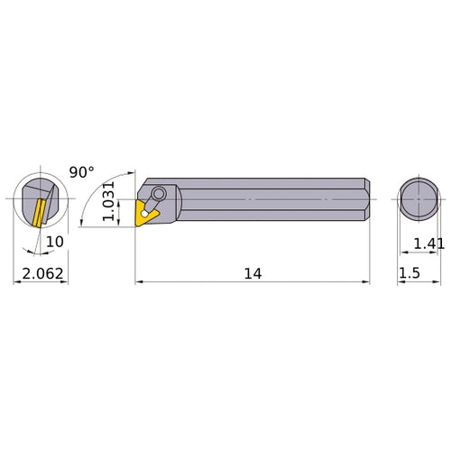 S-MTFNL-244 BORING BAR