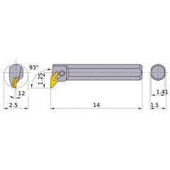 S-MVUNR-243 BORING BAR