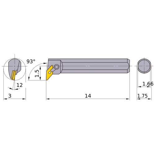 S-MVUNR-284 BORING BAR
