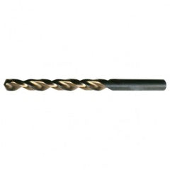 #39 RHS / RHC HSS 135 Degree Split Point Heavy Duty Parabolic Jobber Length Drill - Black & Gold - Benchmark Tooling