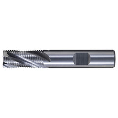 5/8″ × 5/8″ × 3/4″ × 3″ RHS / RHC Solid Carbide Mult-Flute Square End High-Performance End Mill - TiAlN - Exact Industrial Supply