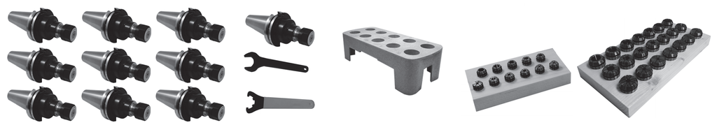 Toolholders  - CAT 40 Tooling Package - Part # C40-PKG - Benchmark Tooling