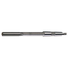 ‎1-1/8 STR / RHC HSS Taper Shank Straight Flute Reamer - Bright - Exact Industrial Supply