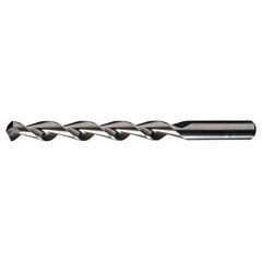 19/64 RHS / RHC HSS 118 Degree Notched Point Parabolic HSS Jobber Drill - Bright - Exact Industrial Supply