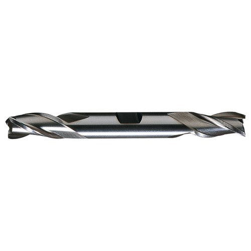 ‎3/8″ × 3/8″ × 3/4″ × 3-1/2″ RHS / RHC HSS HSS Double End 3-Flute Center Cutting Finishing End Mill - TiCN
