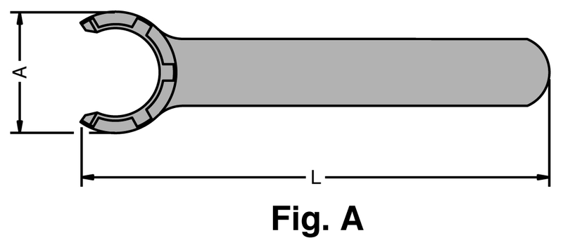 ER11M Spanner Wrench - Mini - Benchmark Tooling