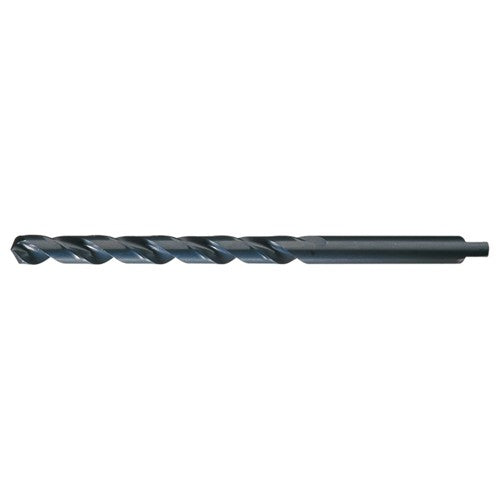 11/64 RHS / RHC HSS 118 Degree Radial Point Automotive Tanged Shank Style Taper Length Drill - Steam Oxide