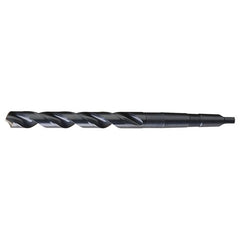 ‎1-1/4 RHS / RHC HSS 118 Degree Radial Point Taper Shank Taper Length Drill - Steam Oxide