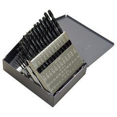 #1-#60 RHS / RHC HSS 118 Degree Radial Point General Purpose Jobber Lengh Drill Set - Steam Oxide