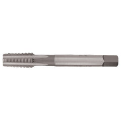 ‎3/8-18 NPT 4 Flute HSS Medium Hook Taper CNC Extra Length Taper Pipe Tap- Bright - Exact Industrial Supply