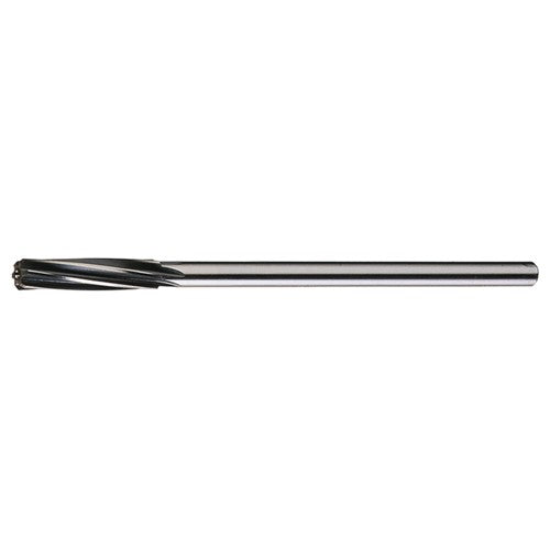 1/4-E RHS / RHC HSS Straight Shank Spiral Flute Reamer - Bright