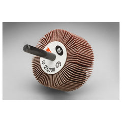 3M Flap Wheel 244D Type 83 2″ × 1″ × 1/4″ 60 X-weight - Benchmark Tooling