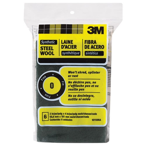 3M Synthetic Steel Wool Pads 10118NA #0 Fine - Benchmark Tooling