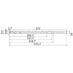 MNS0940X30DB CARB DRILL