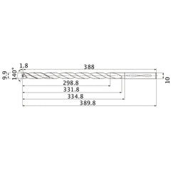MNS0990X30DB CARB DRILL