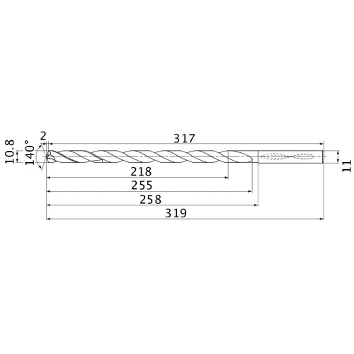 MNS1080X20DB CARB DRILL