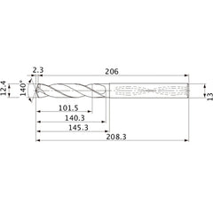 MVS1240X08S130 CARB DRILL