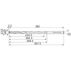MVS1260X20S130 CARB DRILL