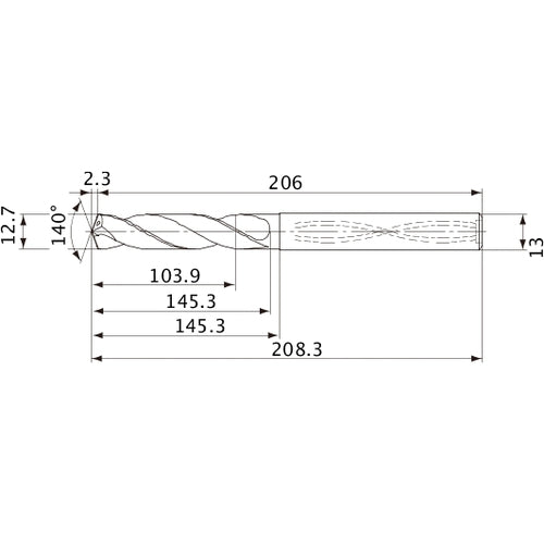 MVS1270X08S130 CARB DRILL