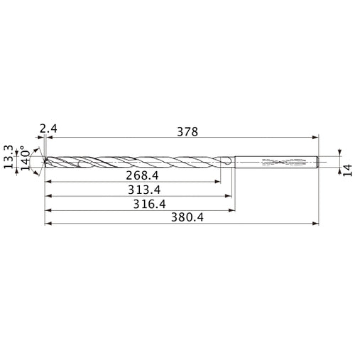 MVS1330X20S140 CARB DRILL