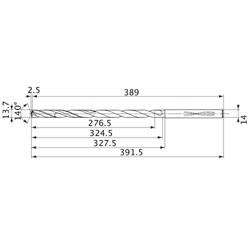 MVS1370X20S140 CARB DRILL