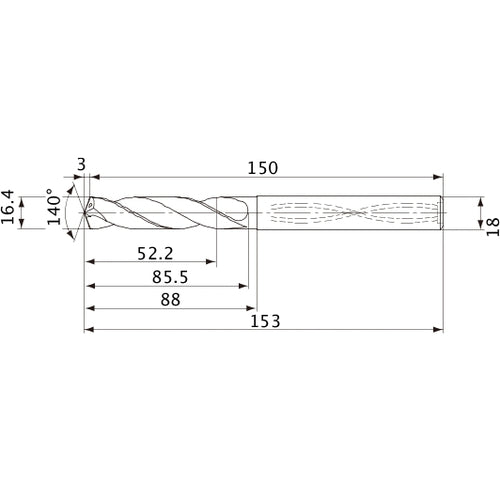 MVS1640X03S180 CARB DRILL