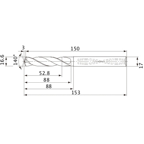 MVS1660X03S170 CARB DRILL