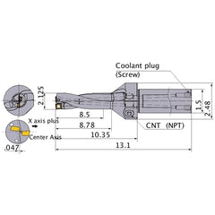 MVX2125X4C150 INDEXABLE DRILL