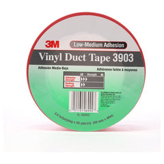 3M Vinyl Duct Tape 3903 Red 2″ × 50 yd 6.5 mil 2 Individually Wrapped Conveniently Packaged - Benchmark Tooling